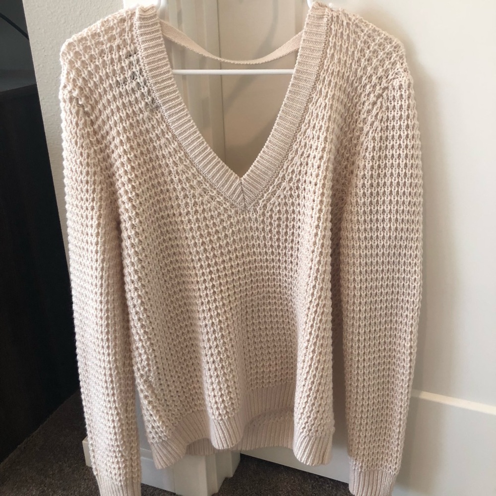 slouchy off the shoulder sweater